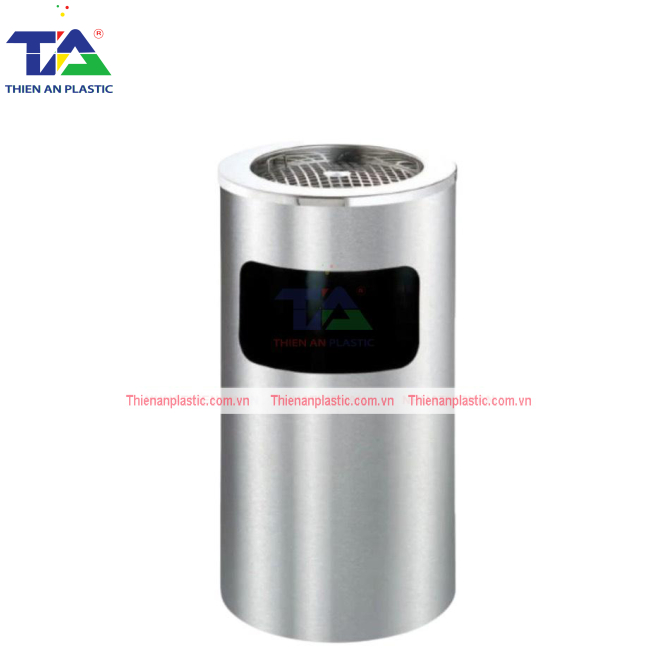 Thùng Rác Inox Gạt Tàn Tròn