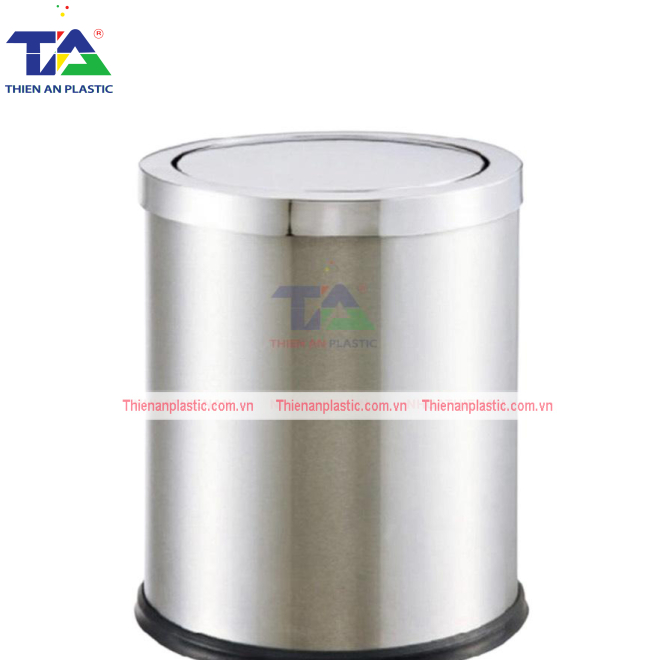 Thùng Rác Inox Nắp Bập Bênh