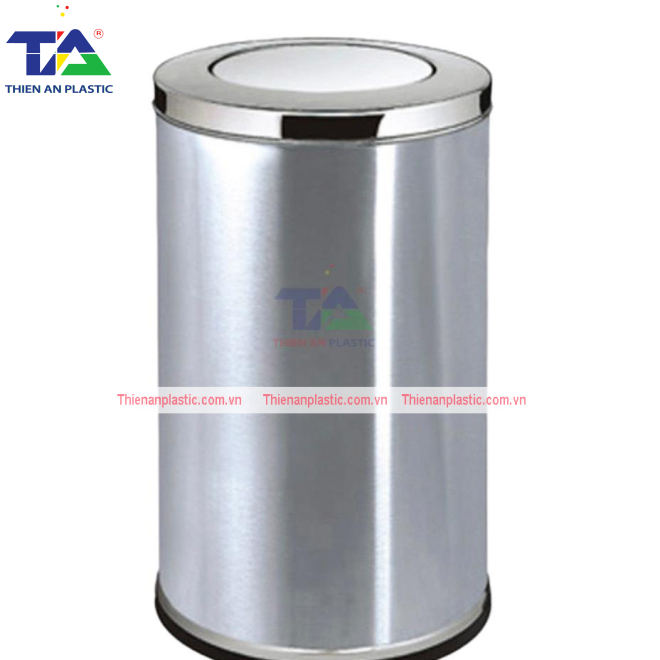 Thùng Rác Inox Nắp Lật TA1