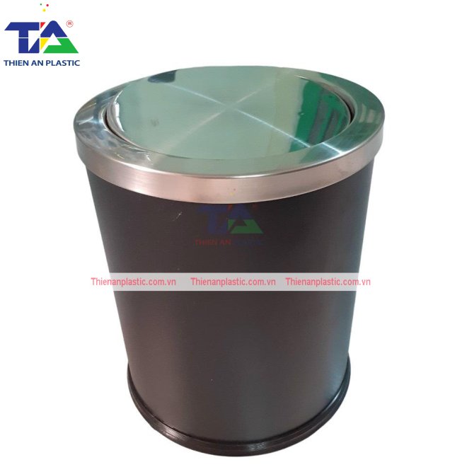 Thùng Rác Inox Nắp Bập Bênh