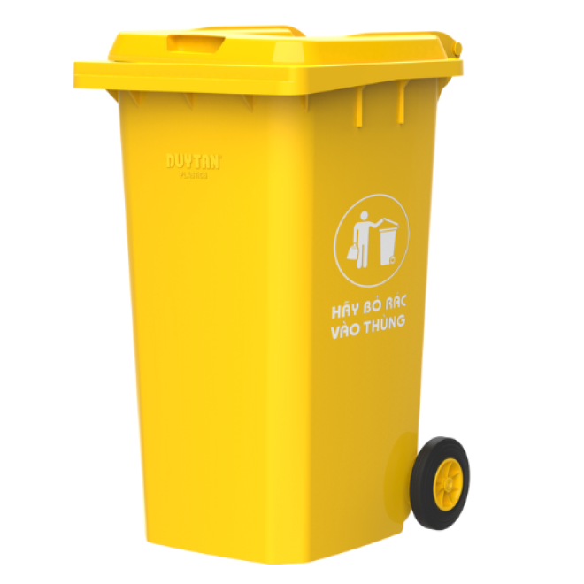 Thùng Rác Nắp Kín 240 Lít