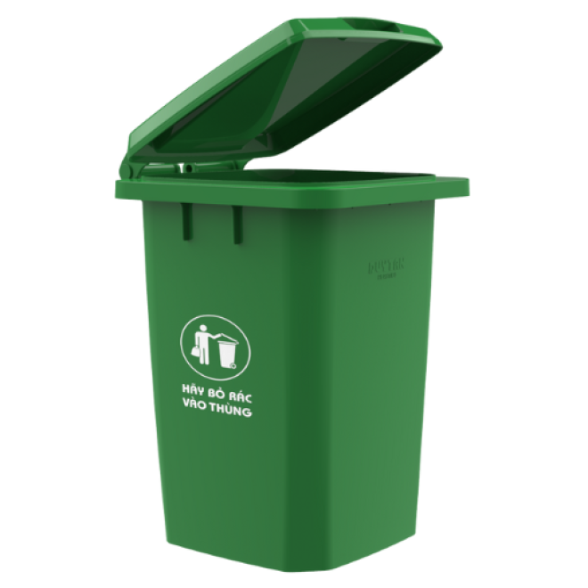 Thùng Rác Nắp Kín 90 Lít