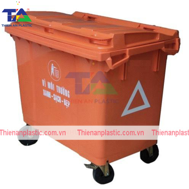 Thùng Rác Nhựa 1100 Lít