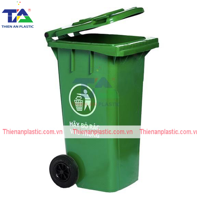 Thùng Rác Nhựa 120 Lít