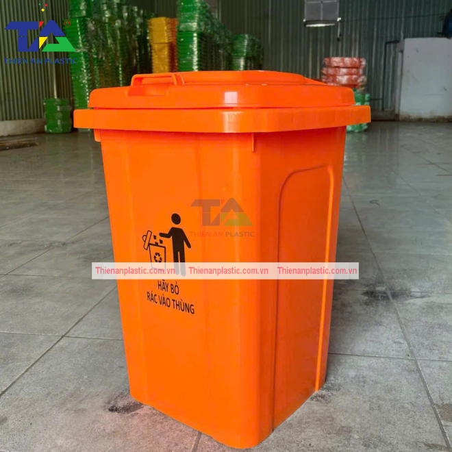 Thùng Rác Nhựa 60 Lít