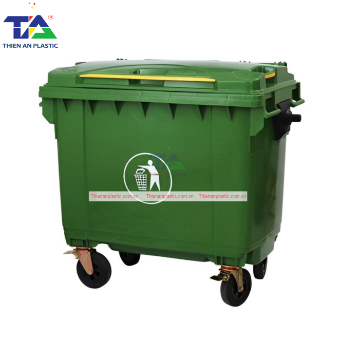 Thùng Rác Nhựa 660 Lít