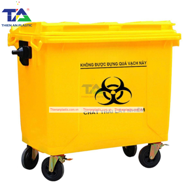 Thùng Rác Y Tế 660 Lít