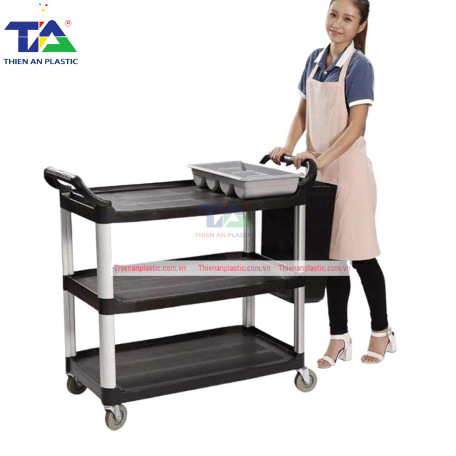 Xe Đẩy Phục Vụ 3 Tầng TA-010